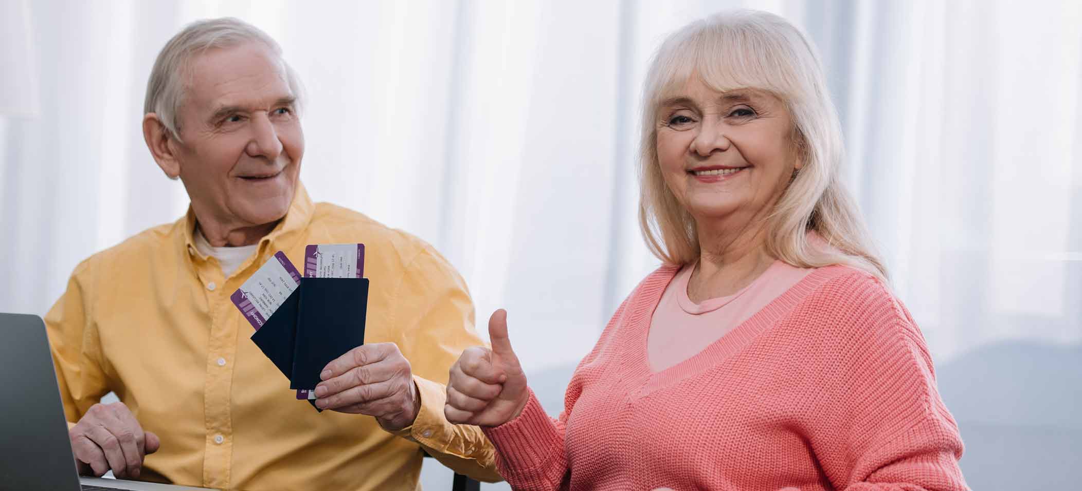 Retired couple or Baby Boomers Travel