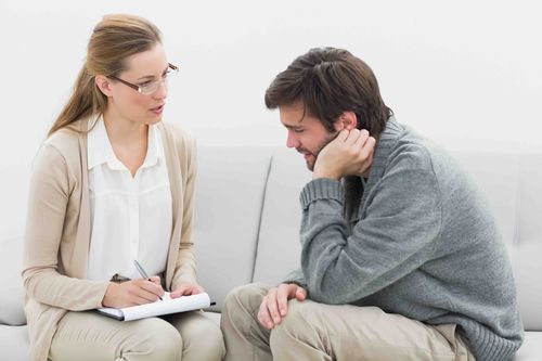 therapist and client in psychotherapy session: Monitor their mood between sessions
